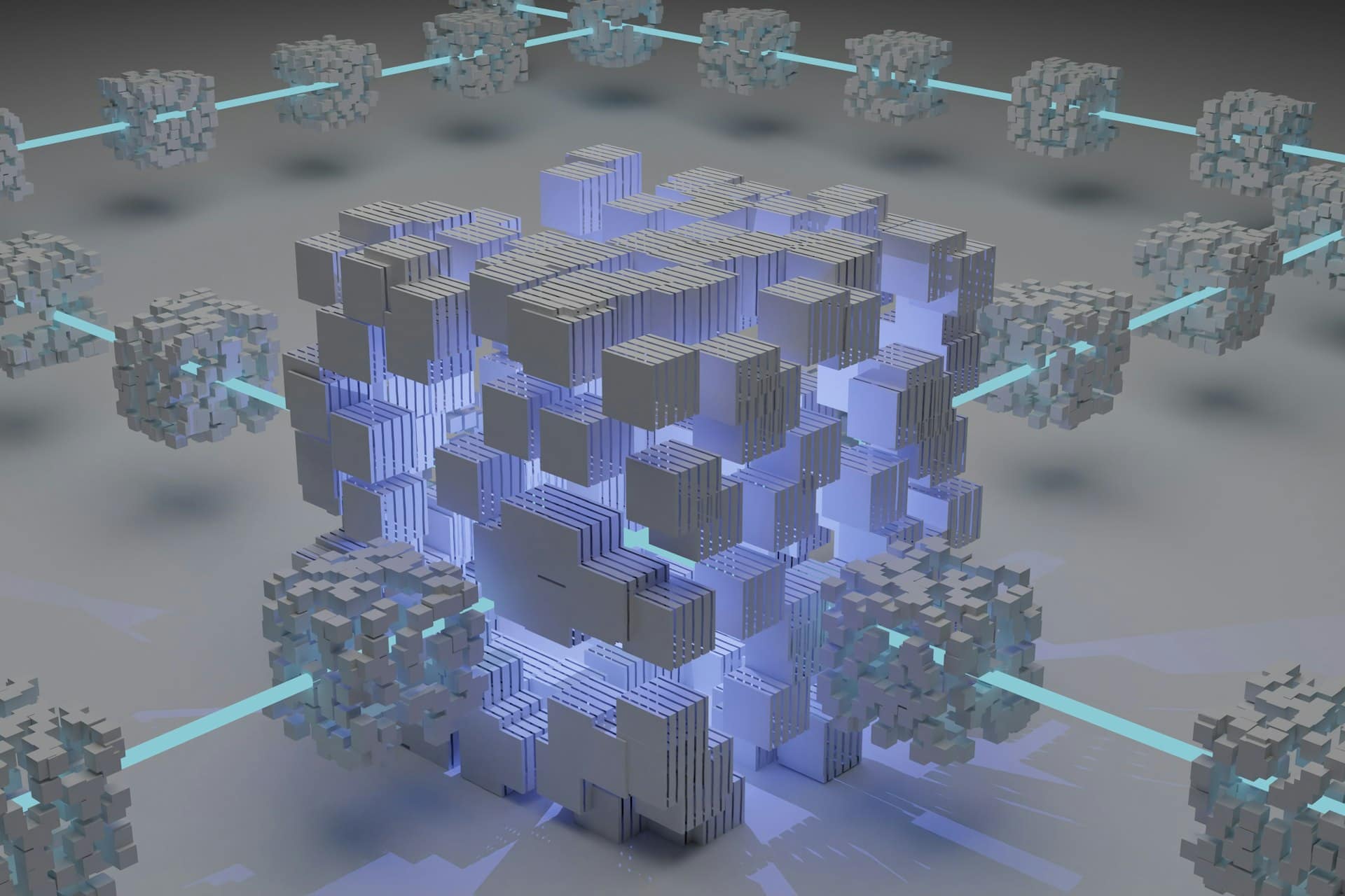 Modular 3D blocks assembling into a system